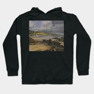 Cornwall Beach Cornish Landscape Hoodie